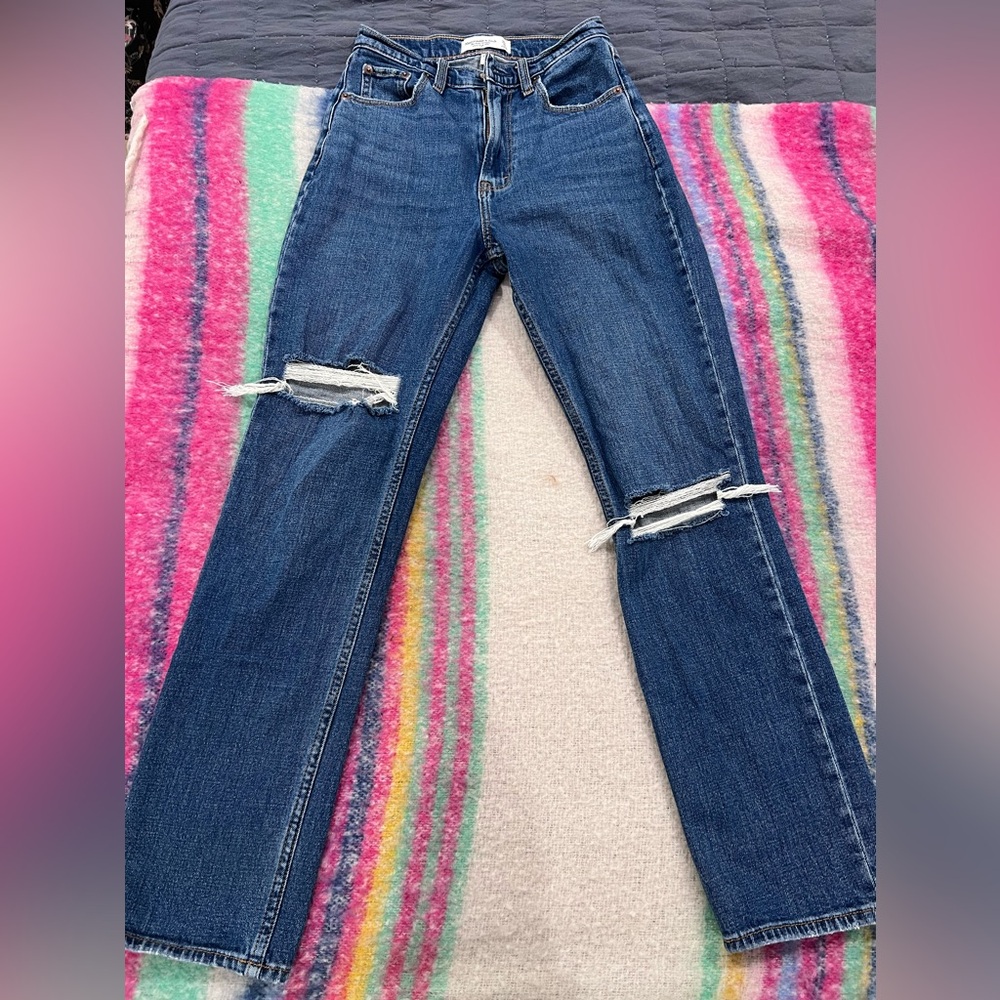 Women’s ultra high rise Abercrombie and Fitch Jeans